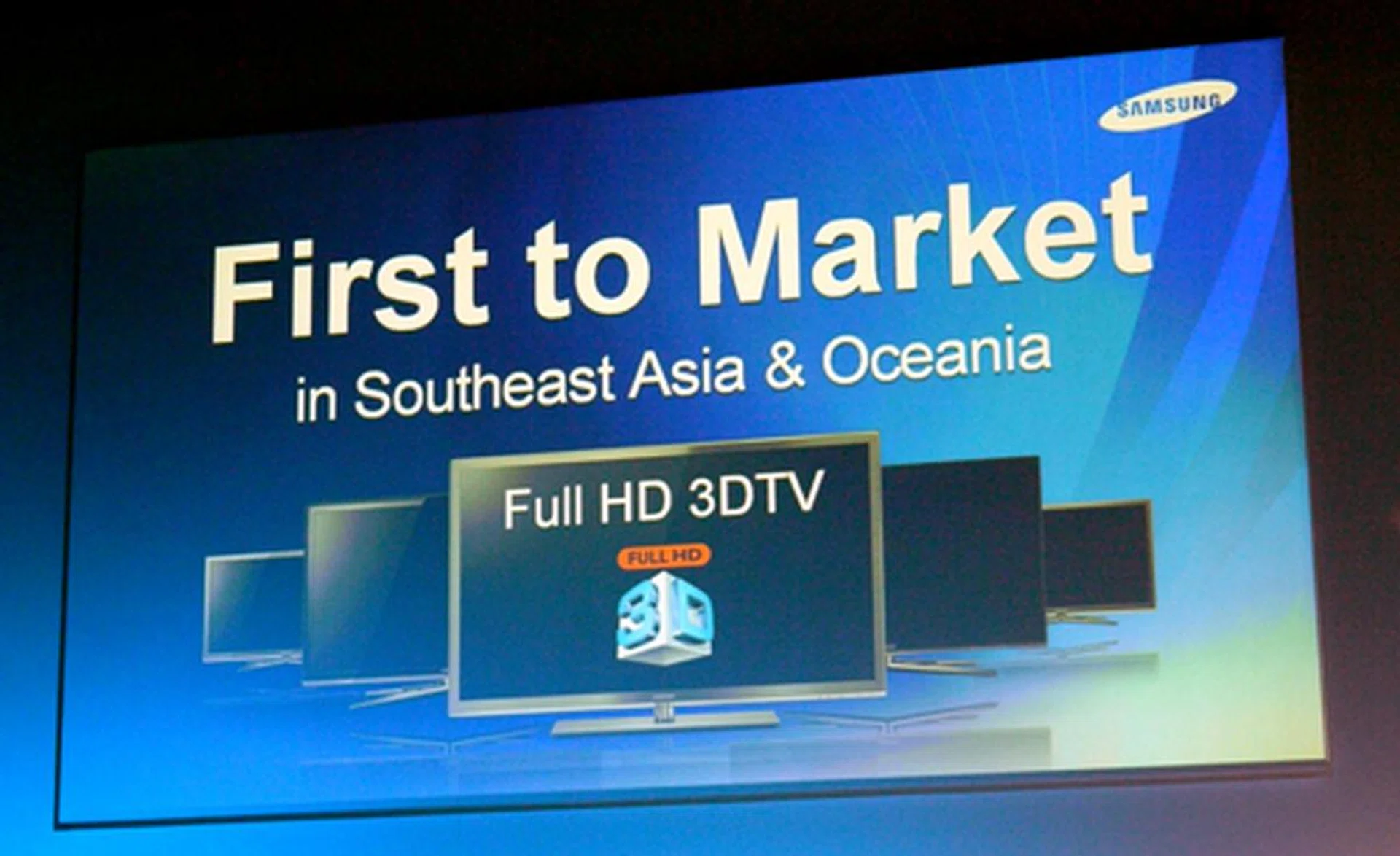 This slide says it all. With little sympathy for their rivals, Samsung is looking to gain an early foothold in the Southeast Asia and Oceania regions.