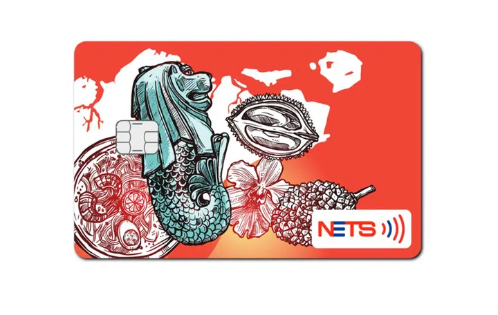 Example of a customised NETS Prepaid Card.