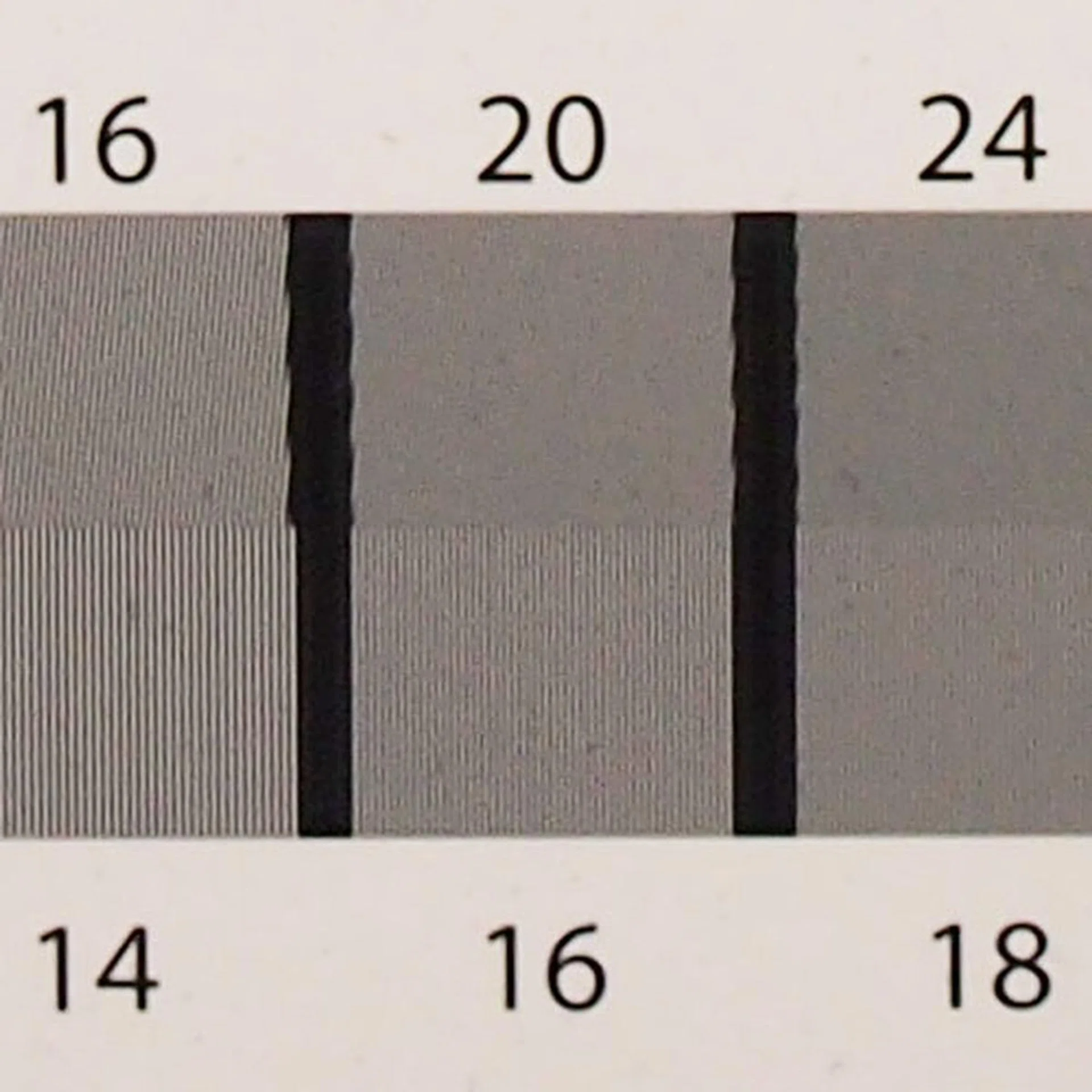 100% crop of our resolution test.