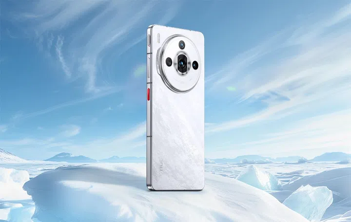 Nubia Z60S Pro in White. Photo: Nubia