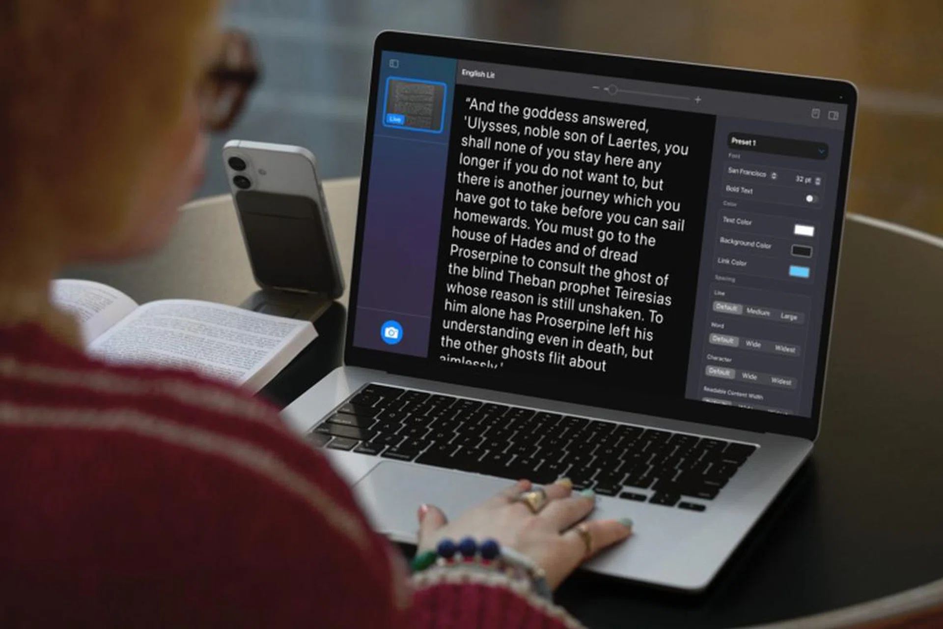 Apple will release new accessibility features for its products later this year. For example, Magnifier is coming to Mac to help users with low vision. Photo: Apple