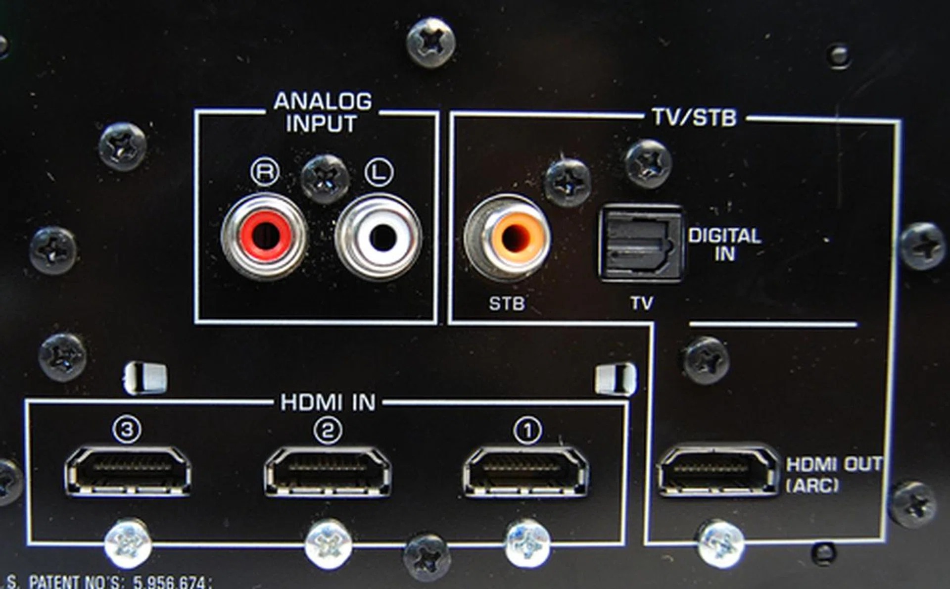 Provision of four HDMI ports means that you can hook up a number of devices such as your TV, gaming console and Blu-ray player.