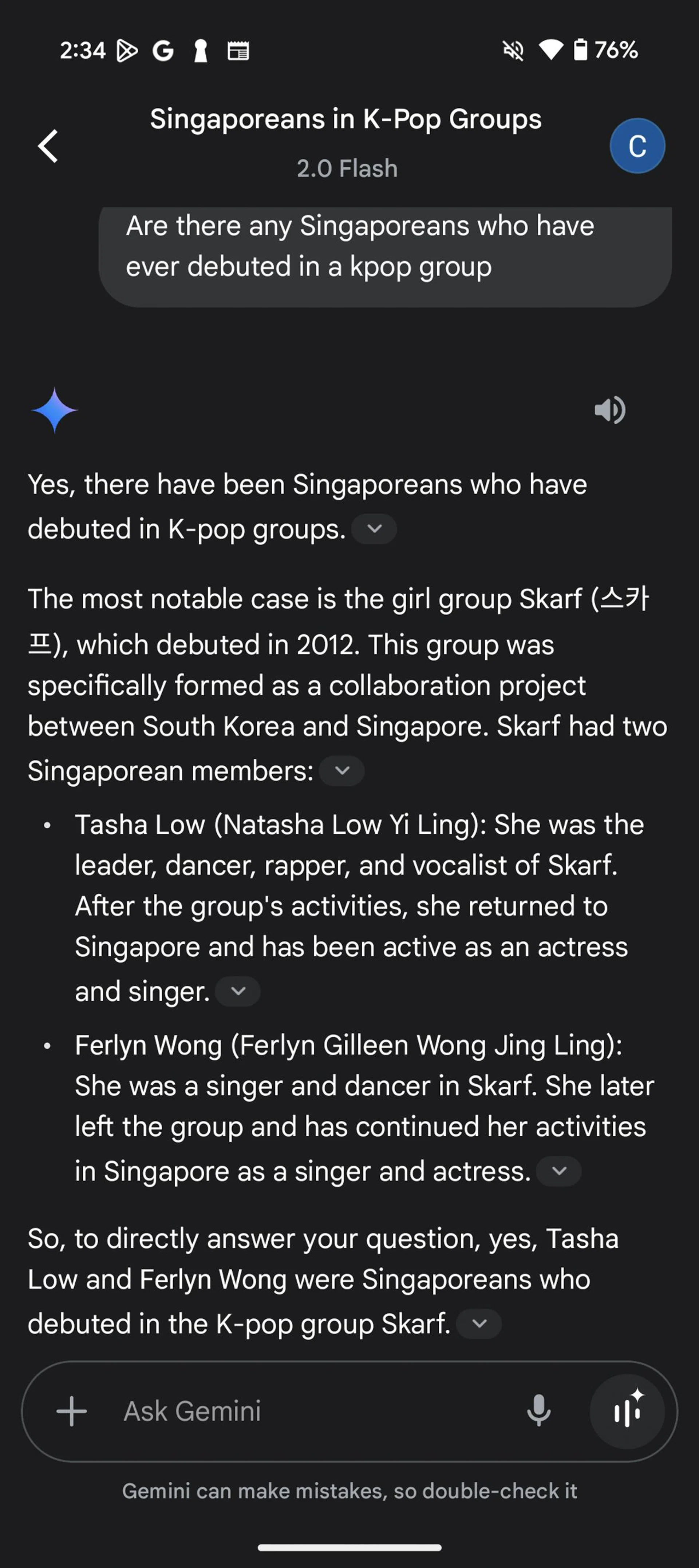 Google Gemini. Photo: HWZ.