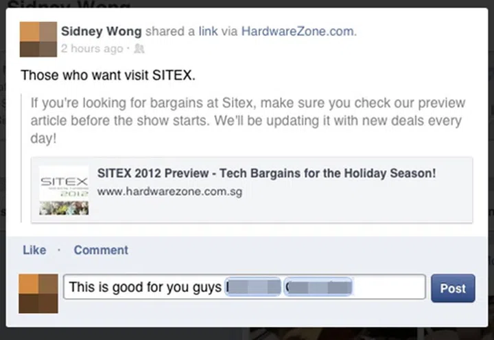 Tagging friends in-line in any post, comment or photo.