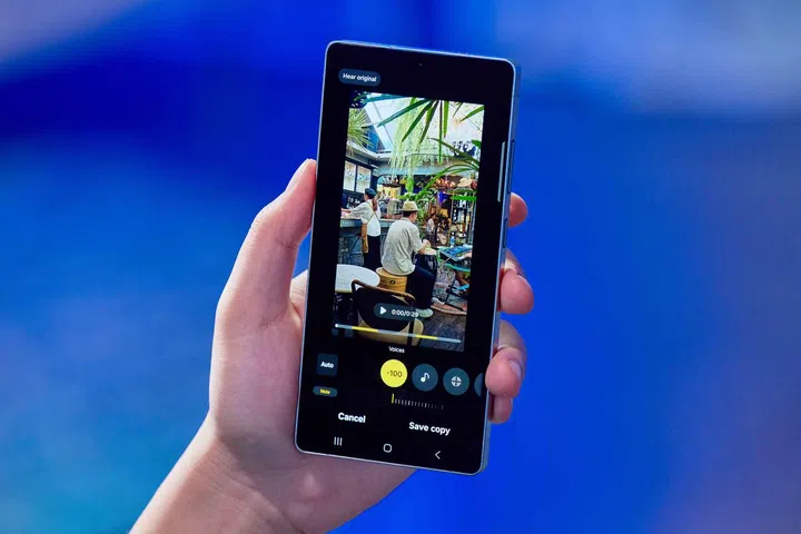 Remove distractions, enhance low-light videos and even erase unwanted background noise with the Galaxy S25 Series. Photo: Samsung