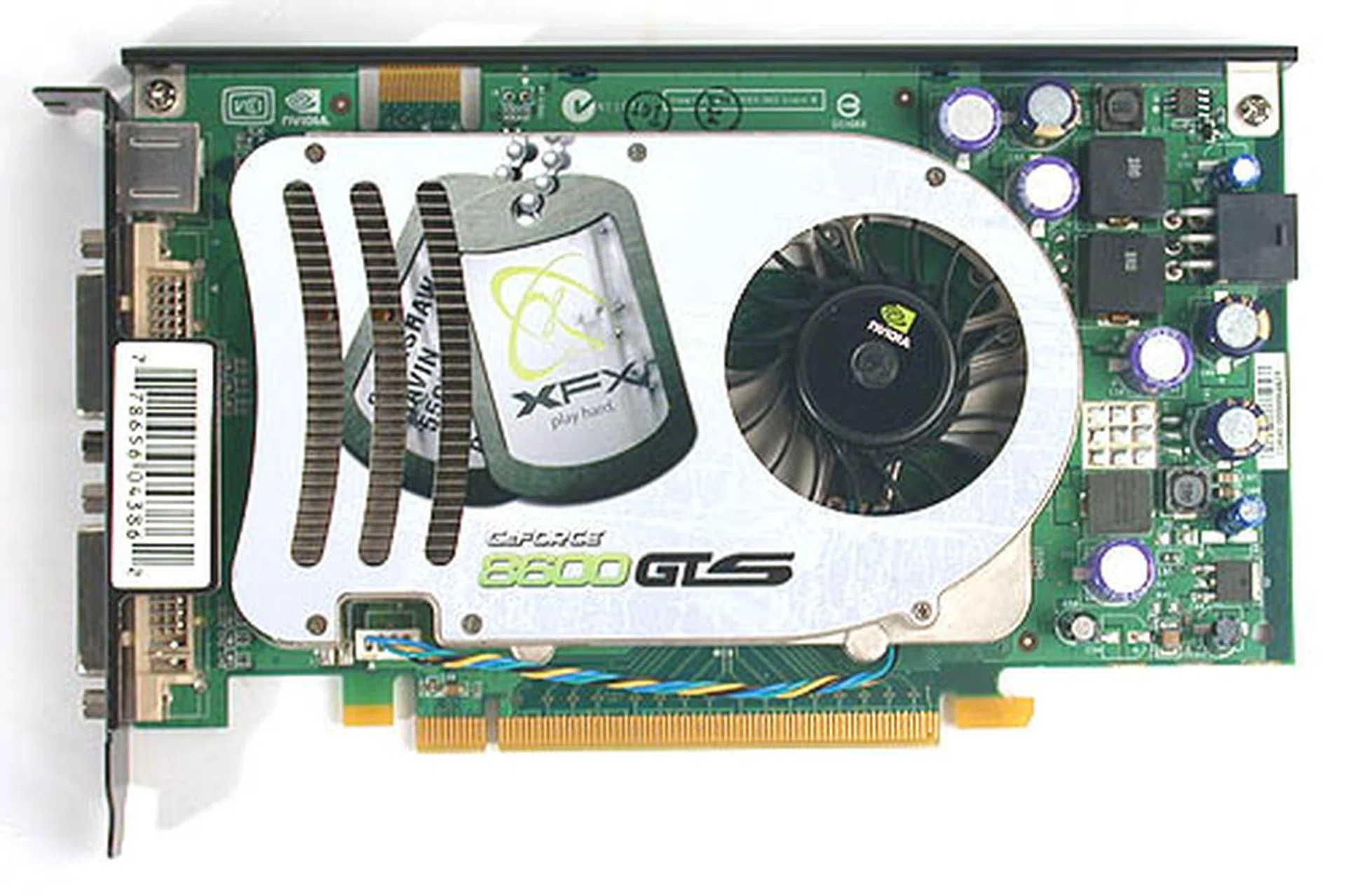 XFX's GeForce 8600 GTS XXX Edition is predictably overclocked.
