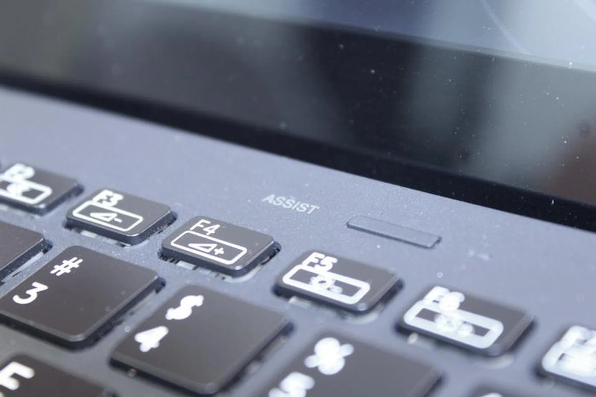 Like Lenovo, there's also an assist button that helps users for troubleshooting their notebook.