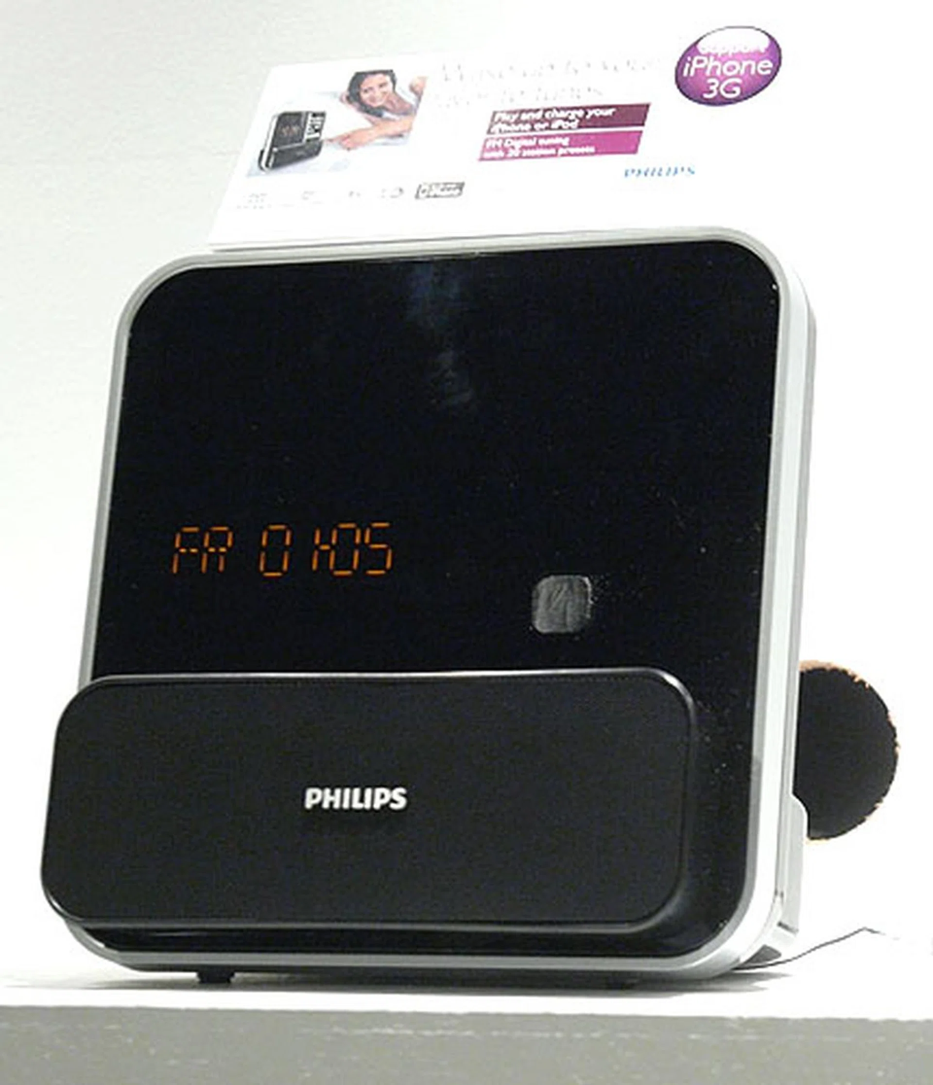 Suitable as an alarm in your bedroom or on your office desk, the Philips DC315 is a dock for your iPhone/iPod and comes with FM Radio functionality. Alarm settings can be customized separately for both weekdays and weekends and sound output is rated at a total of 8W. It is retailing for $129.