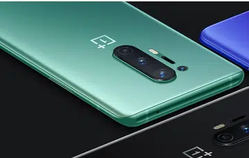OnePlus 8 Pro, in an all-new Glacial Green.