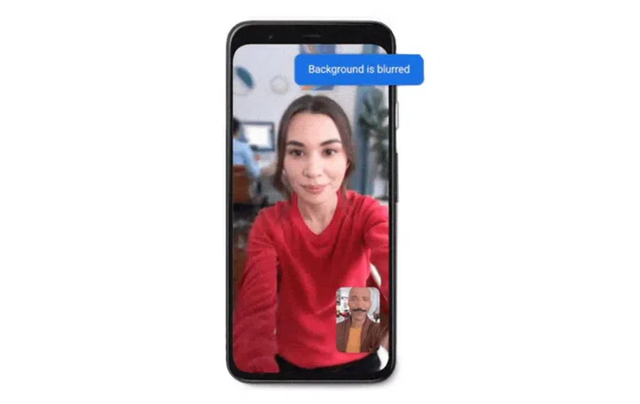 Messy backgrounds can be made less distracting by blurring them.