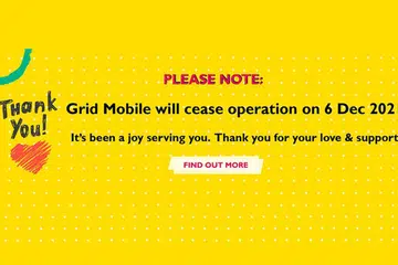 Grid Mobile cessation.