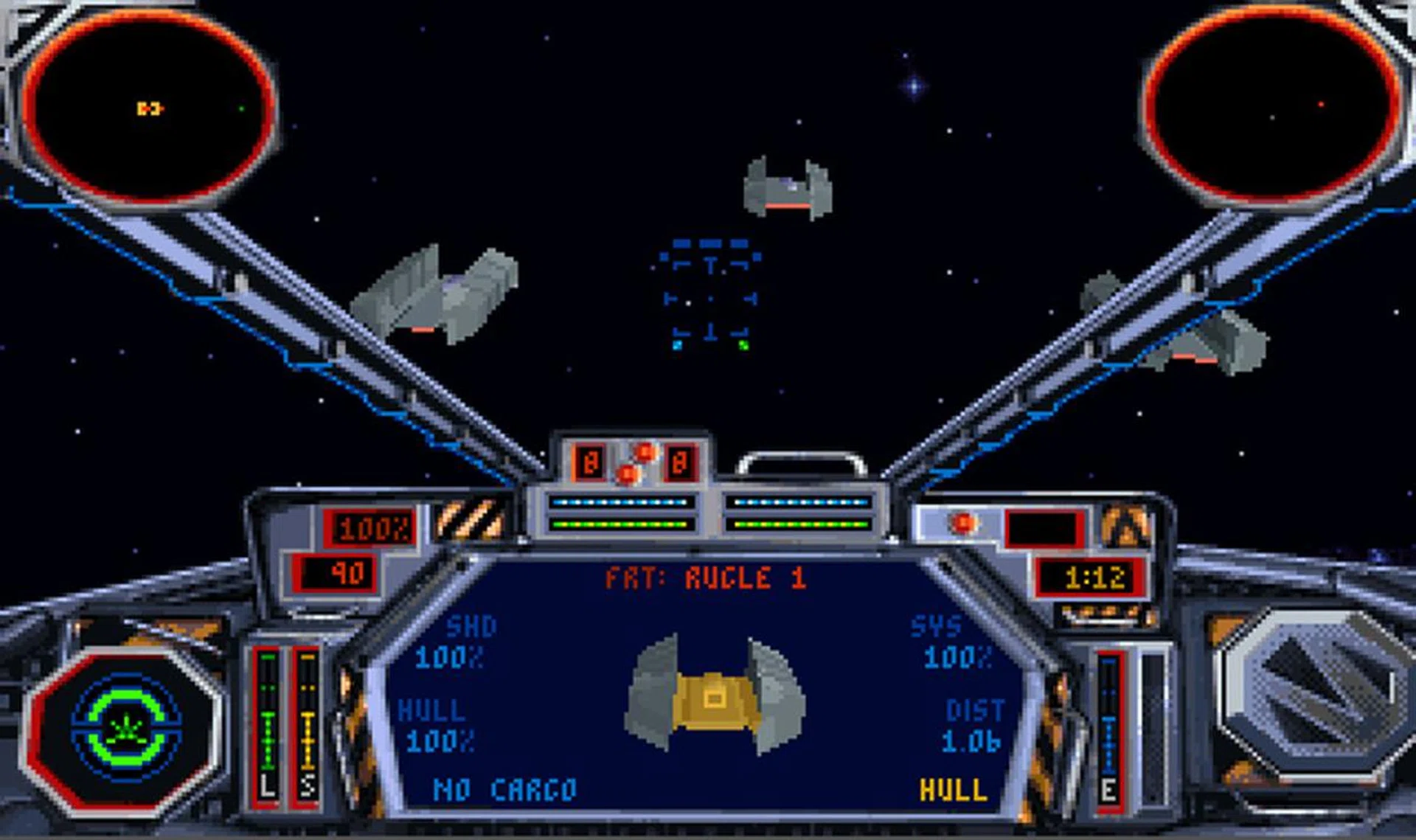 The game uses Gouraud shading, which gives the ships in the game a unique, simplistic look that still holds up today.