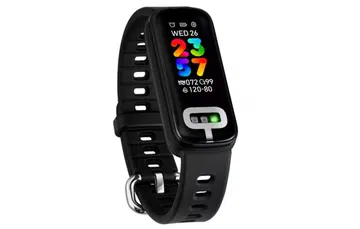ASUS claims its VivoWatch 6 Aero is the world's first smart band that  measures blood pressure and ECG via a fingertip. Photo: ASUS