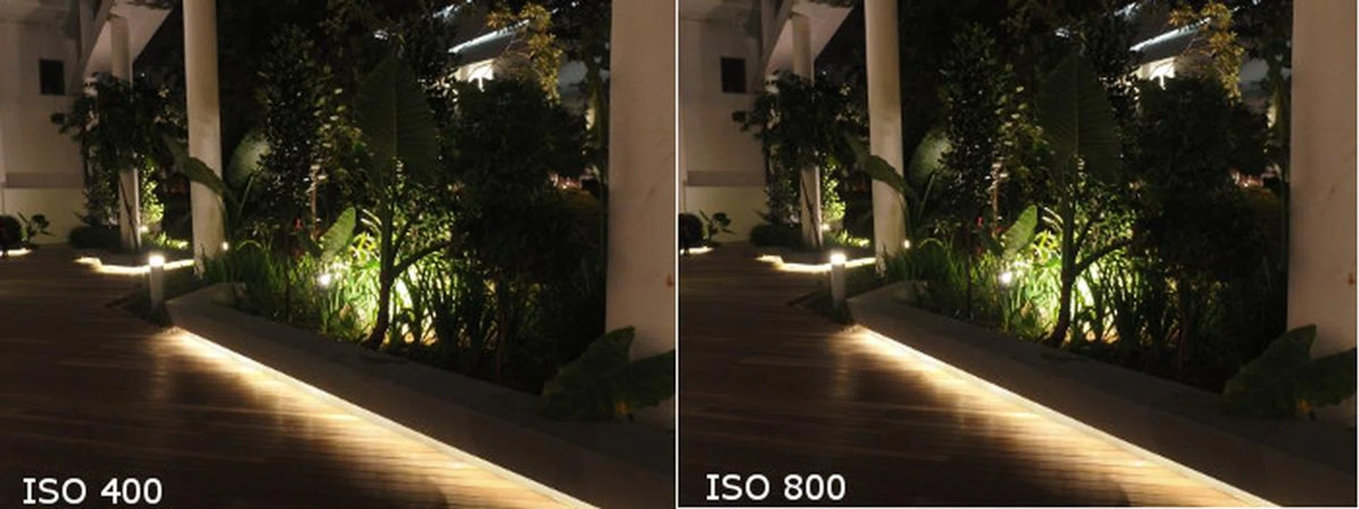 At lower resolutions it's difficult to discern the noise and detail loss.