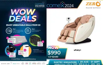Grab your WOW Deals at Comex 2024. 