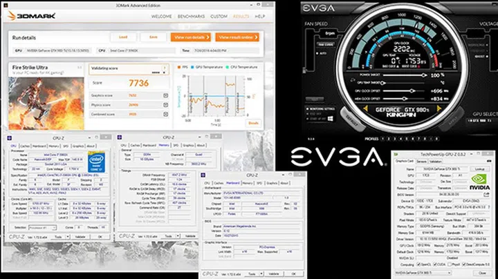 Details for the Fire Strike Ultra benchmark. Click image to view in full. (Image Source: EVGA)