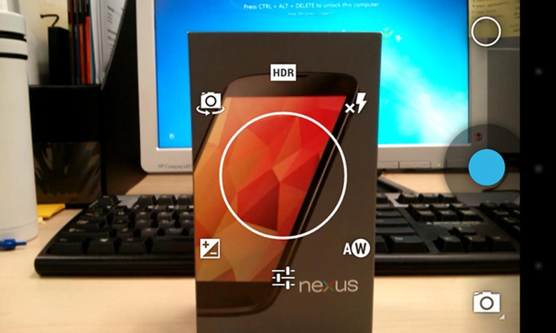 Tapping on the circular icon on the top right corner or anywhere on the screen will reveal the Settings menu.