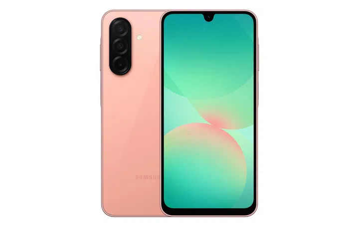 Samsung Galaxy A26 5G in Peach Pink. Image: Samsung.