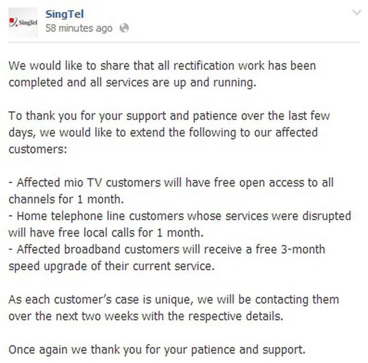 Image Source: SingTel Facebook.