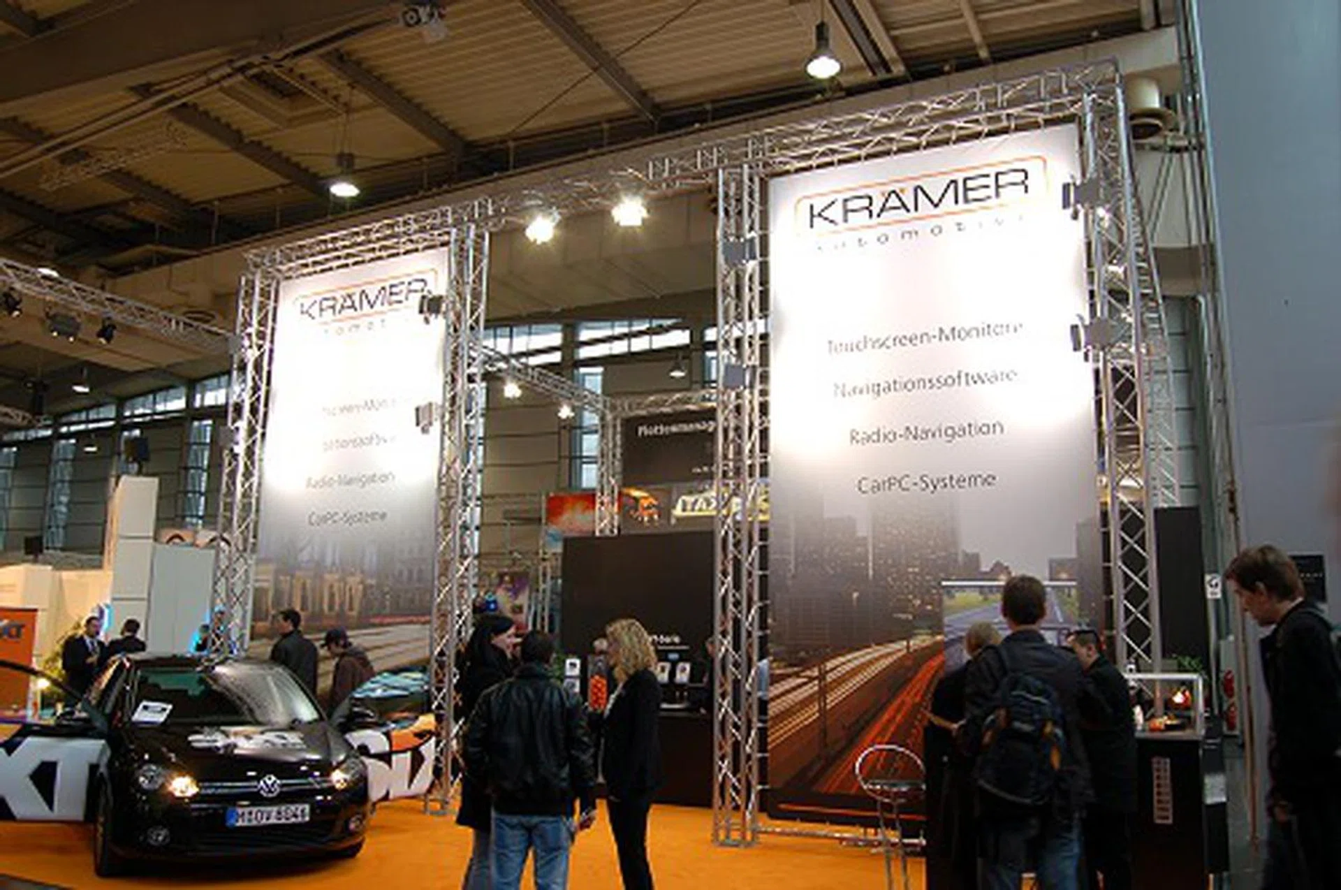  Kramer technology specializes in touch-screen monitors, navigation software and car-PC systems, which the latter is what drew our attention.  