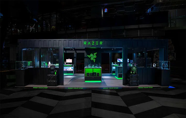 The new pop-up store will be a situated on the 1st floor atrium in Funan. (Image source: Razer)