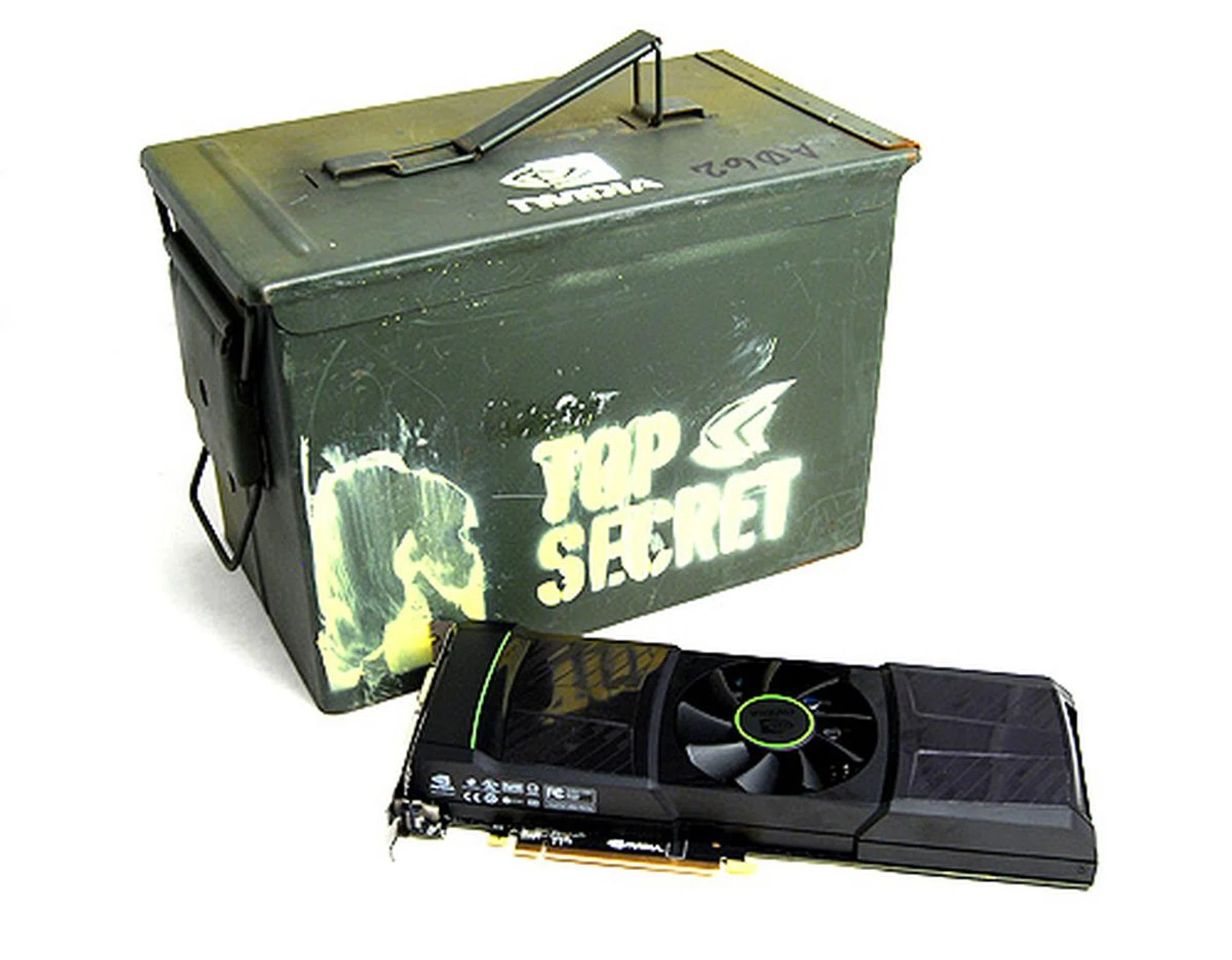 This is the big one. It's so big it even came in a military-grade ammunition casing. With AMD's recent launch of its flagship Radeon HD 6990, NVIDIA is now following suit with its equivalent - the GeForce GTX 590.
