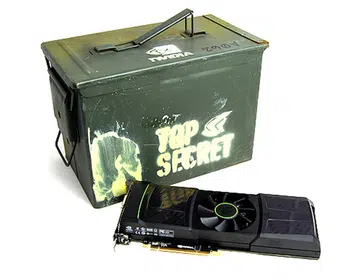 This is the big one. It's so big it even came in a military-grade ammunition casing. With AMD's recent launch of its flagship Radeon HD 6990, NVIDIA is now following suit with its equivalent - the GeForce GTX 590.