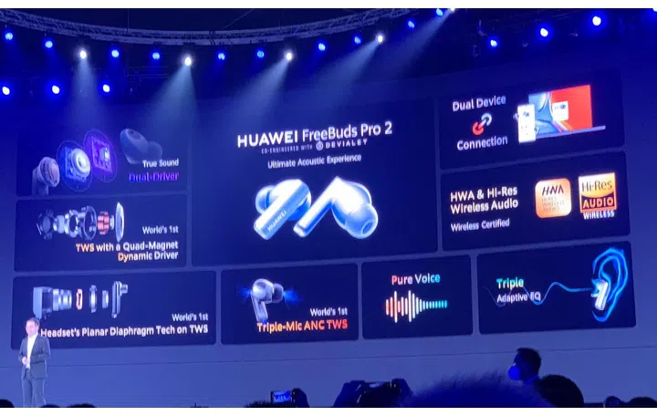 Some of the features of the FreeBuds Pro 2. 