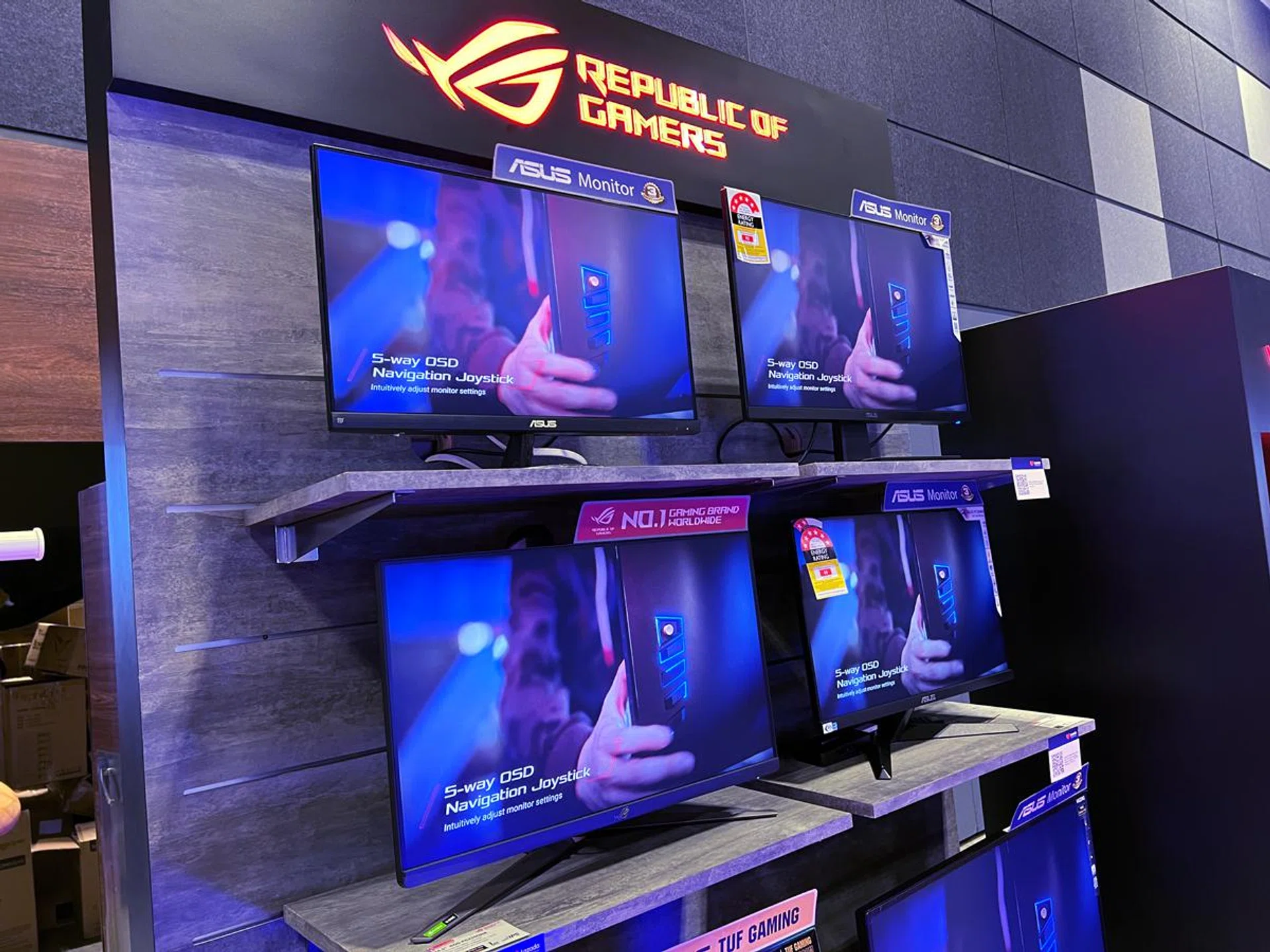 ASUS ROG PG259QNR (bottom left).