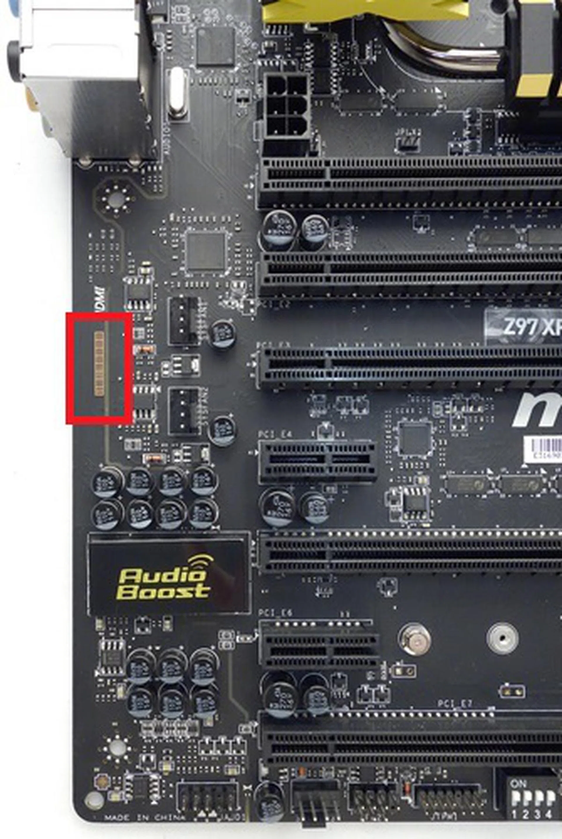 There is a window (marked with the red frame) to show the eight layers of the PCB.