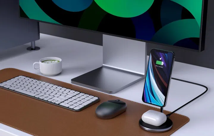 The HyperJuice Magnetic Wireless Charging Stand. <br>Image source: Hyper