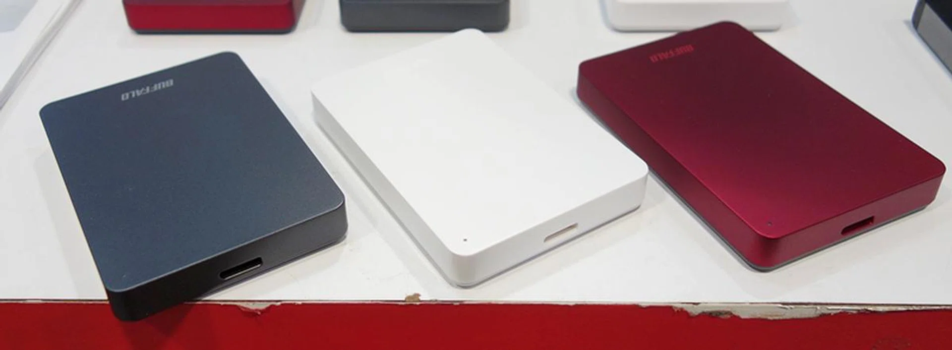 Fans of Buffalo storage devices will be glad to know the 1TB MiniStation portable HDD comes in three different colors. It retails at S$95 (UP: S$109). The 2TB version is priced at S$159 (UP: S$219) but it only comes in metal grey.