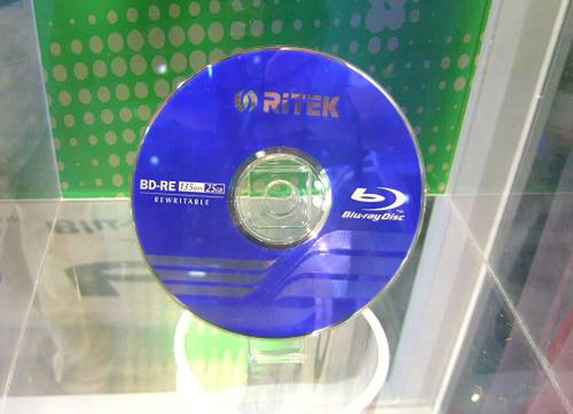 Blu-ray rewritable in 25GB capacity.