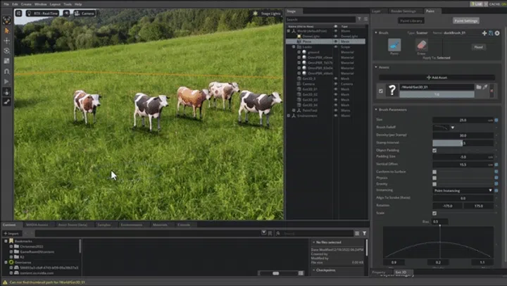 Get3D generative AI model is coming soon to the Omniverse AI toolbox and as can be seen here, it's going to be a boon to creators, animators and more. (Image source: NVIDIA)