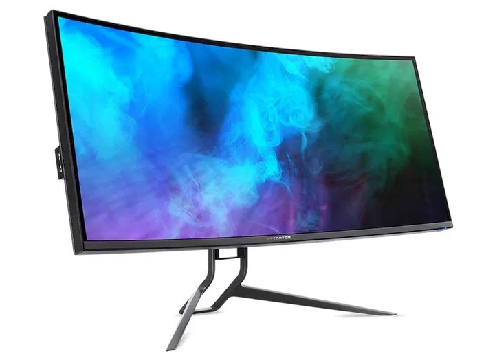 Acer's curved IPS monitor x38 S under the Predator branding.