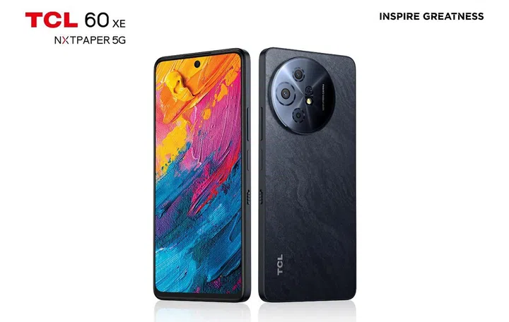 TCL 60 XE NXTPAPER 5G is a hell of a name, but it also has a display unlike others. Image: TCL.