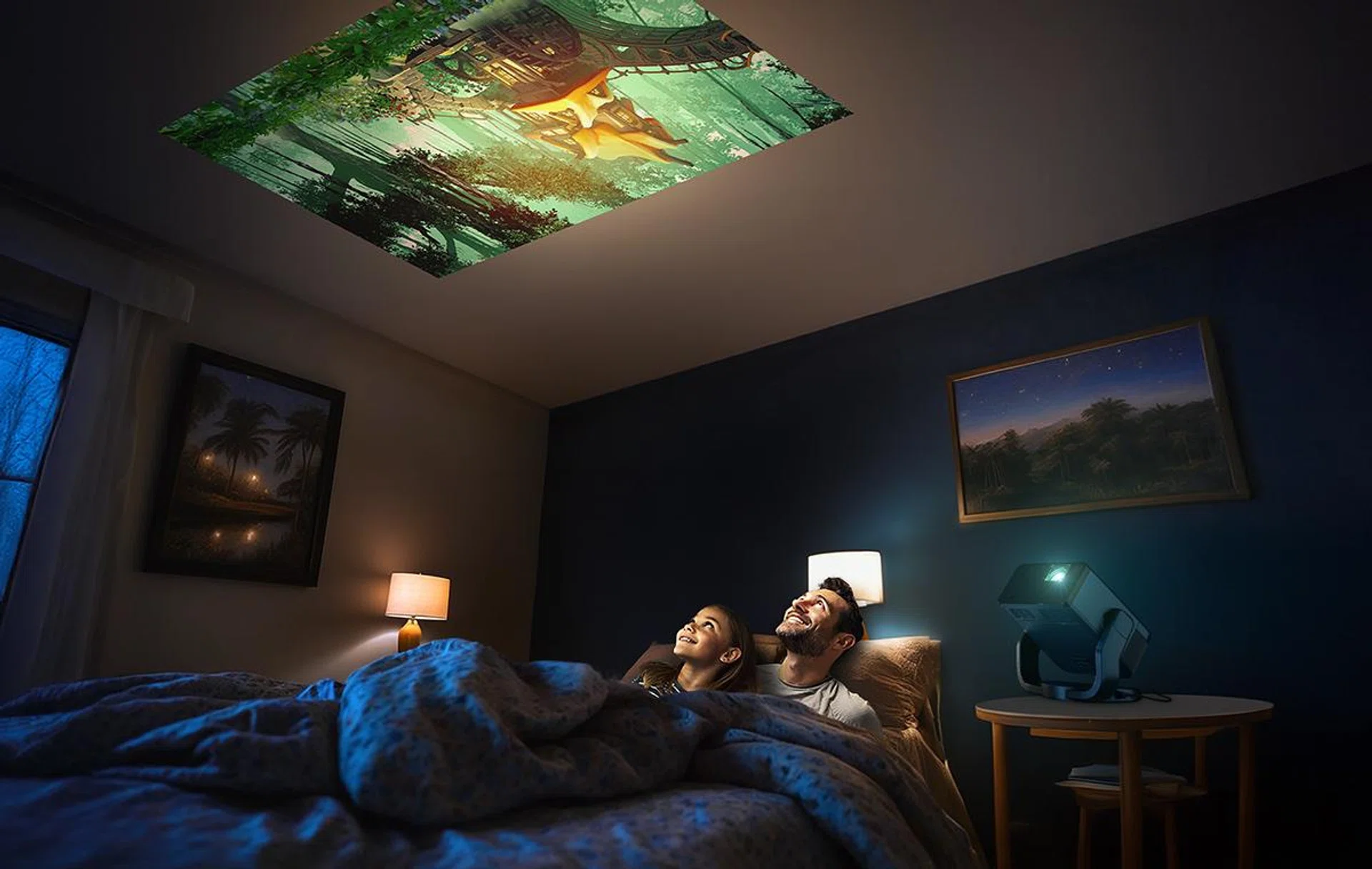 These days, several new projector variants don't need much space; they just need a big wall or space to impress you. Photo: Epson.