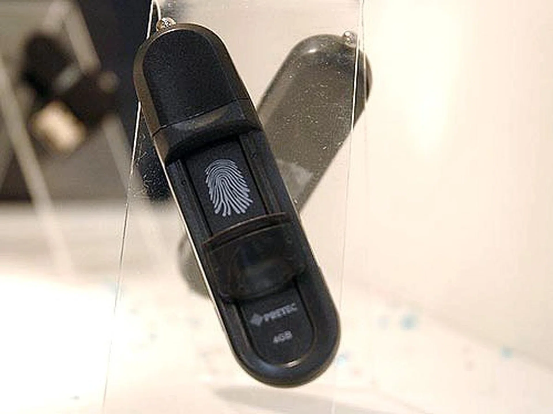 The Pretec i-Disk Touch is a USB 2.0 Flash drive that comes with a biometric fingerprint detection which protects your data from unauthorized access. It comes with capacities ranging from 512MB to 4GB.