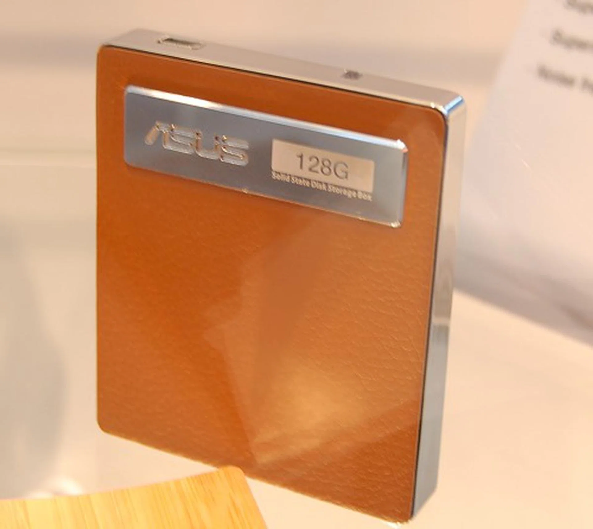  Called the databank, this is a 128GB external SSD storage from ASUS.  