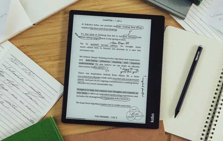 The Kobo Elipsa 2E. (Image source: Kobo)