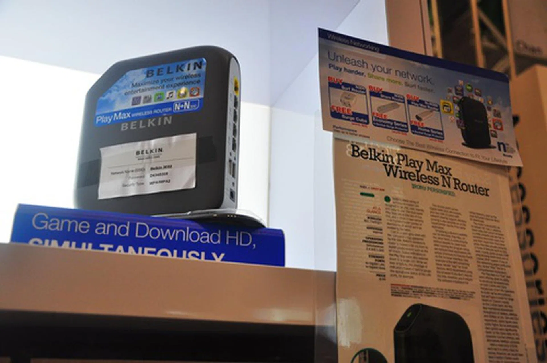 The Belkin Play Max Wireless N Router is a must-buy since it comes with our own stamp of approval (see HWM article to the right). The device comes with a built-in ADSL2+ modem with a sweet price-tag of $149.