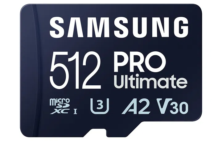 Samsung Pro Ultimate microSD.