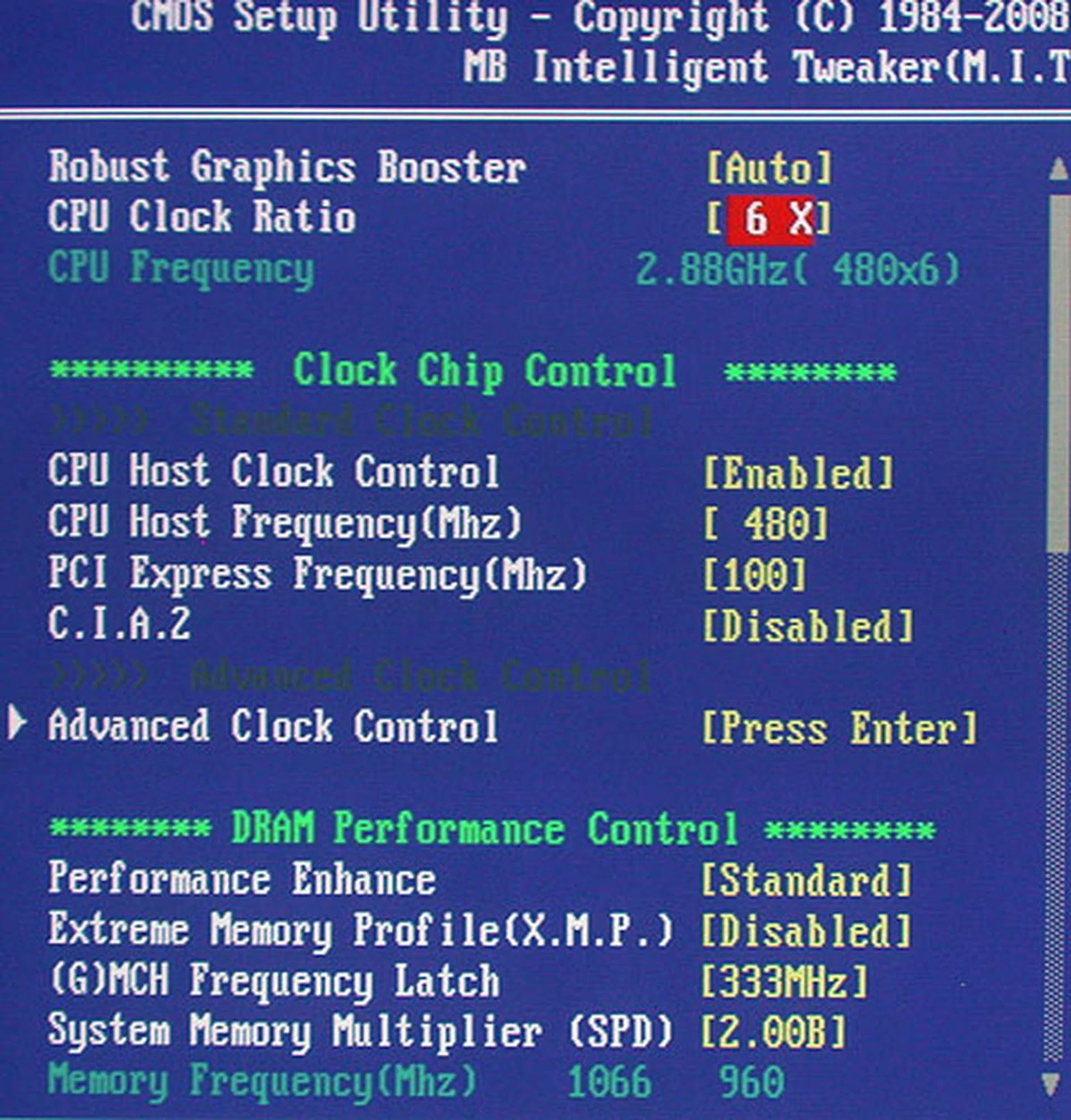 We managed to hit a stable 480MHz for the FSB in our overclocking attempt. That is quite a decent amount, though it's hard to say if the extra copper had any significant effect on this result. 