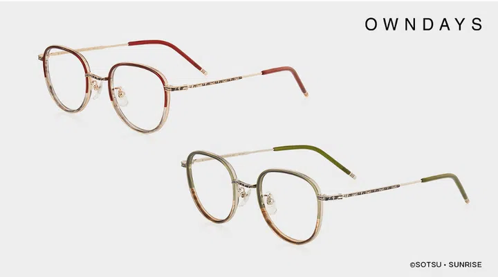 L-R: Zeon Exclusive Spectacles in red, Zeon Exclusive Spectacles in khaki (S$198 with standard high index aspheric lenses)