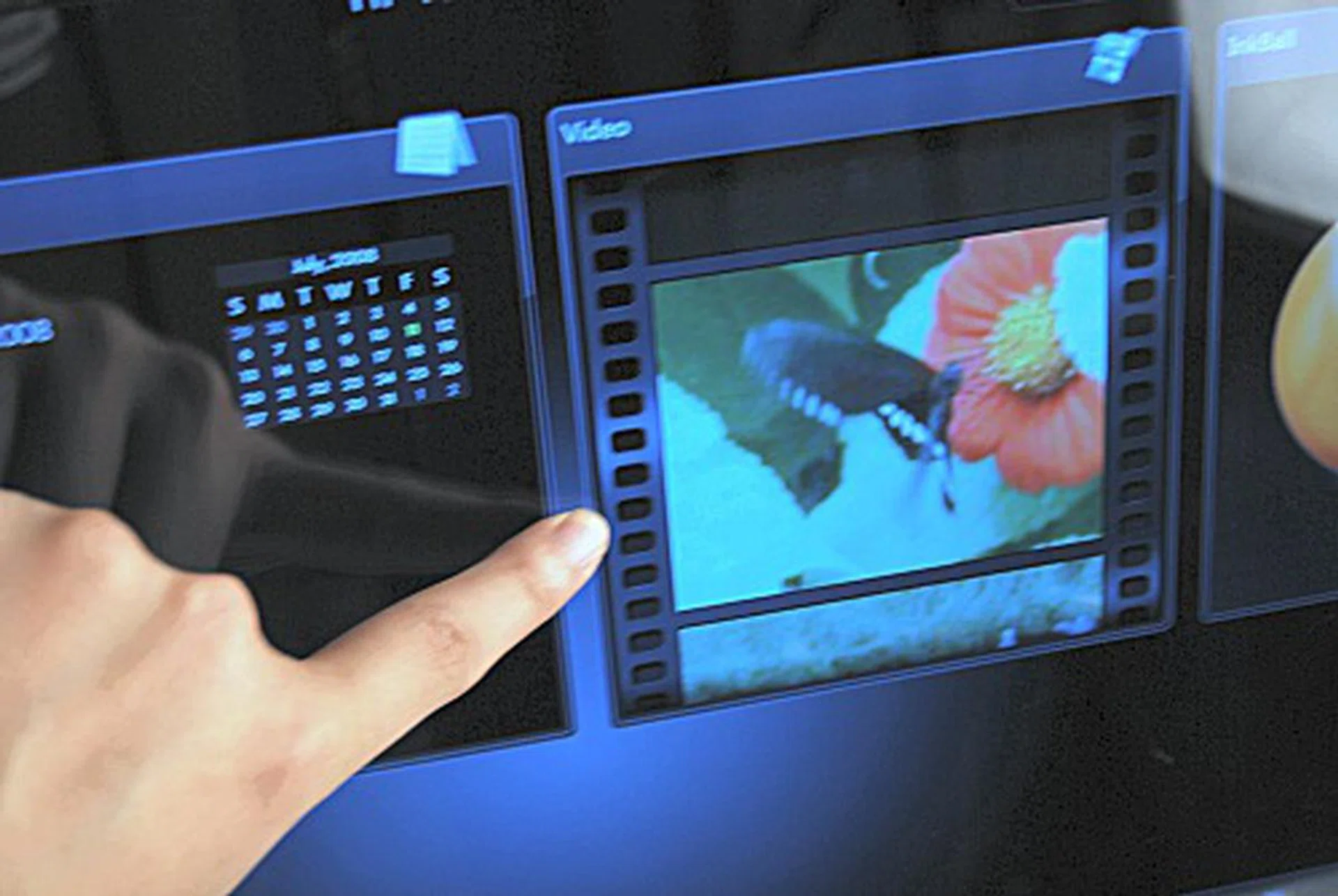 Scrolling is done with a simple flick of the finger. Alternatively, you can also tap and hold for a more smoother and accurate scroll.