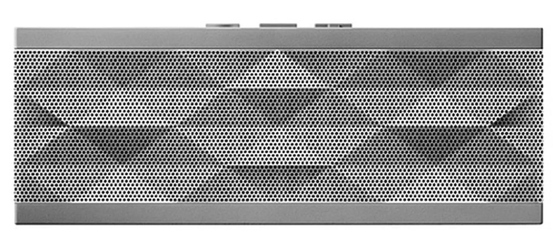 The most alluring feature of the silver Jambox is undoubtedly its finely crafted, textured metal grill.