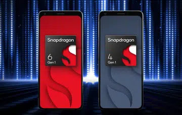 Artist impression of Qualcomm Snapdragon 6 Gen 1 (left) and Snapdragon 4 Gen 1 (right). Credit: Qualcomm.