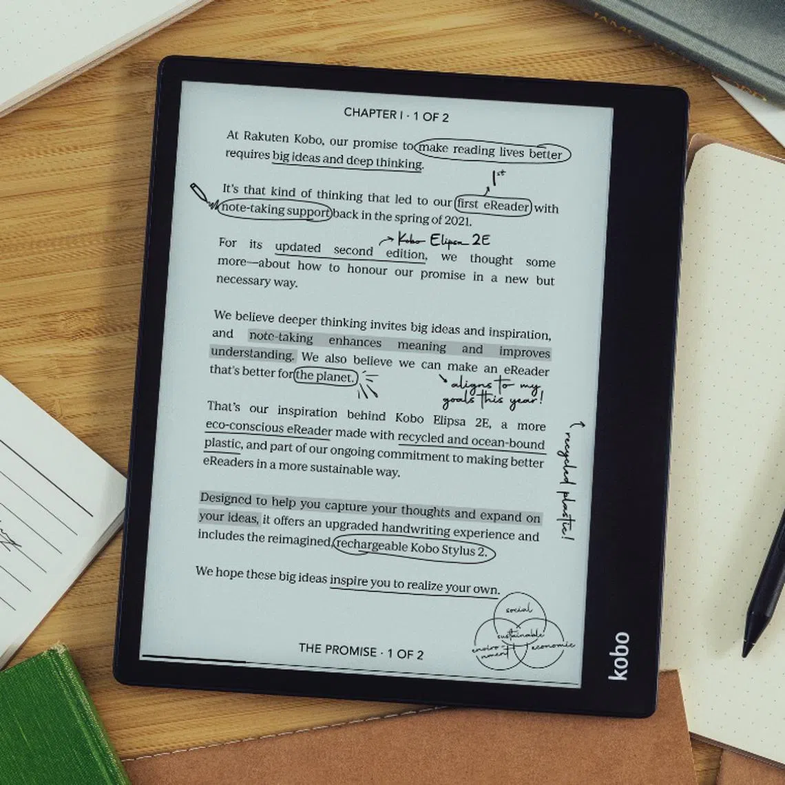 Kobo's new Elipsa 2E e-reader features a huge 10.3-inch display