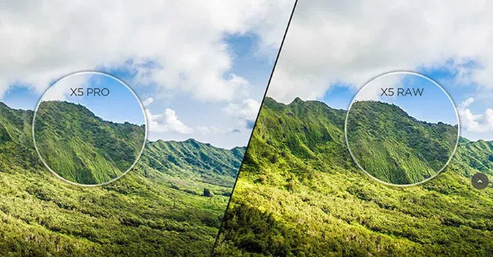 A comparison of the extra detail you can get from RAW.