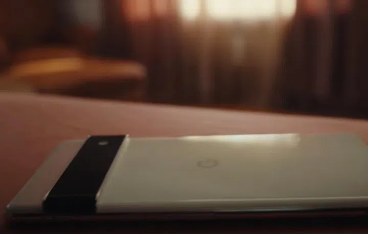 Screenshot taken from Google's YouTube video on "Google Pixel 6 - For All You Are".